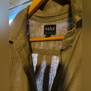 Esby apparel linen Chelle blouse